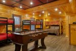 Lower Level Bunk Area with Foosball Table